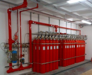 Cable and Wireless IG-55 Fire Suppression System